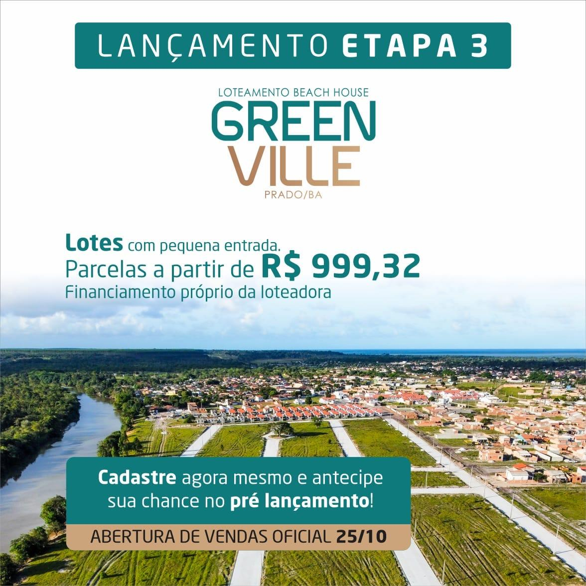 Lote a partir de 150m2 Loteamento Greenville em Prado Bahia - Imóveis Estruturar Empreendimento Imobiliários
